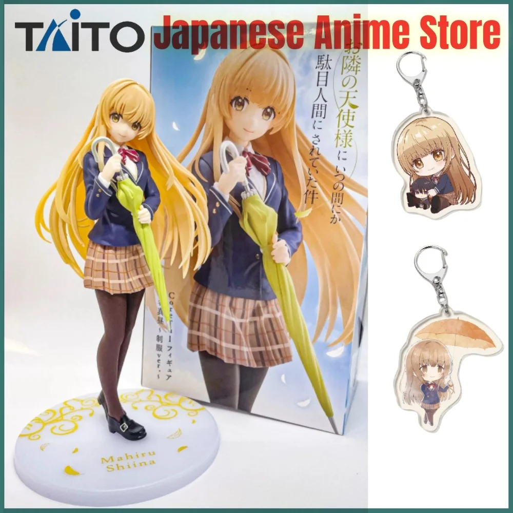 

Original Taito Shiina Mahiru Action Figurine Otonari no Tenshi-sama ni Itsunomanika Dame Ningen ni Sareteita Ken Model Figuarts