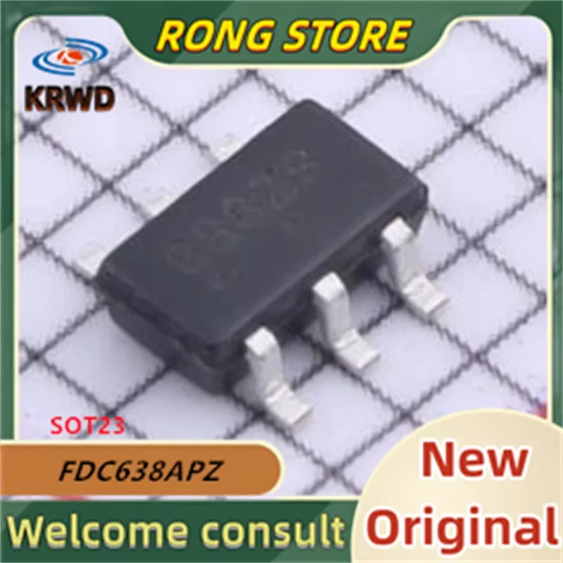 15 قطعة 638 جديدة ومبتكرة رقاقة IC FDC638APZ FDC638AP FDC638A FDC638 638 SOT23-6