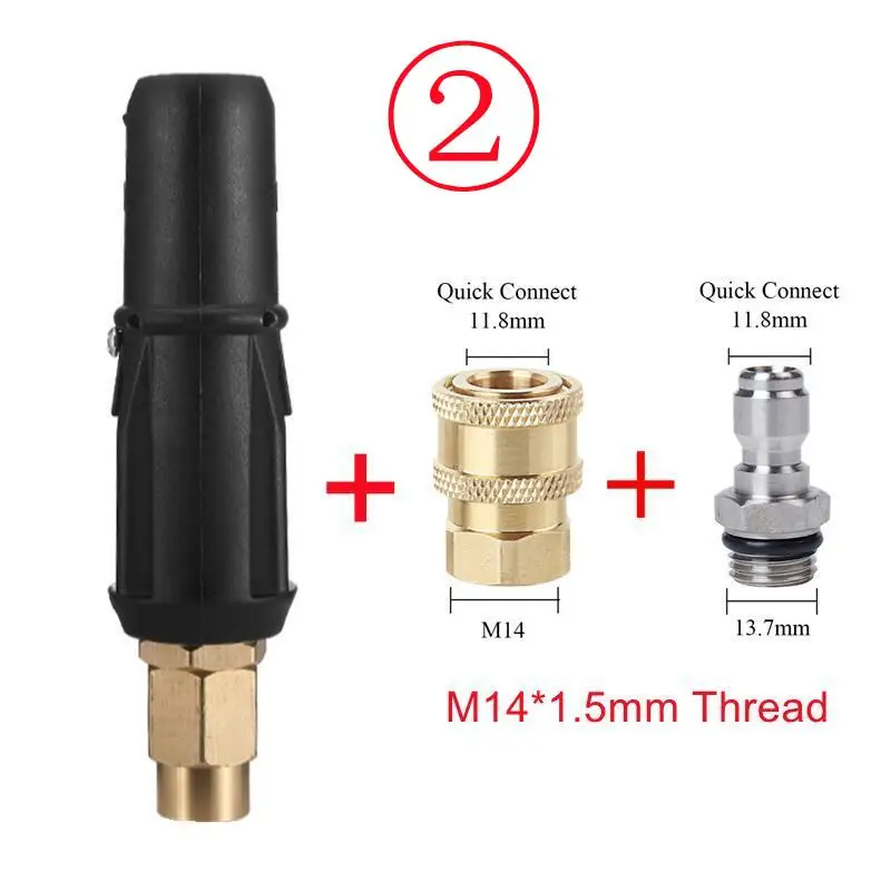 Angle Adjustable Foam Spray Lance Nozzle With M14*1.5 Fitting Thread For Wash Gun Self-Service Car Washing Accessories