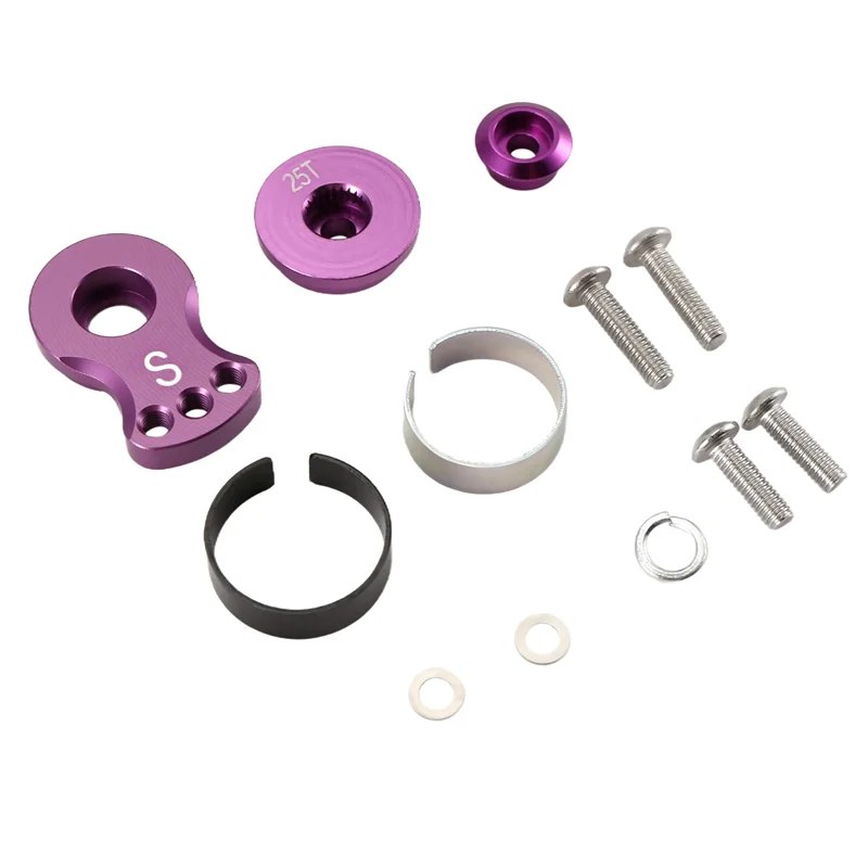 DELAM-Metal 25T Adjustable Servo Saver Arm Horn For TRX-4 Axial SCX10 1/10 RC Cars Helicopter Model Boat Upgrade Parts