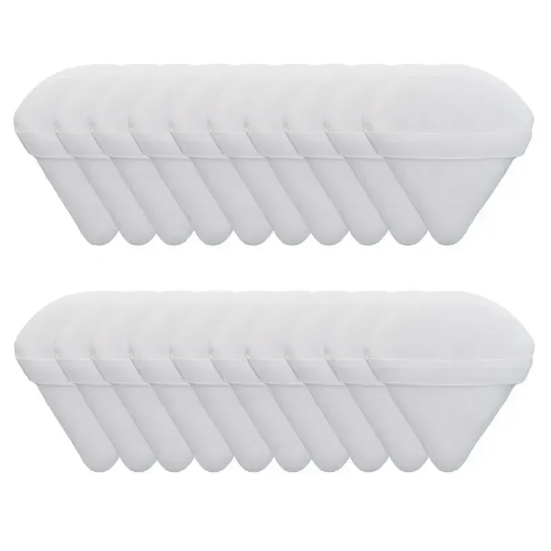 

2/5/10/20Pcs Triangle Velvet Pizza Flours Mini Face Makeup sponge Cosmetics Washable Lightweight Makeup Tool Powder Puff