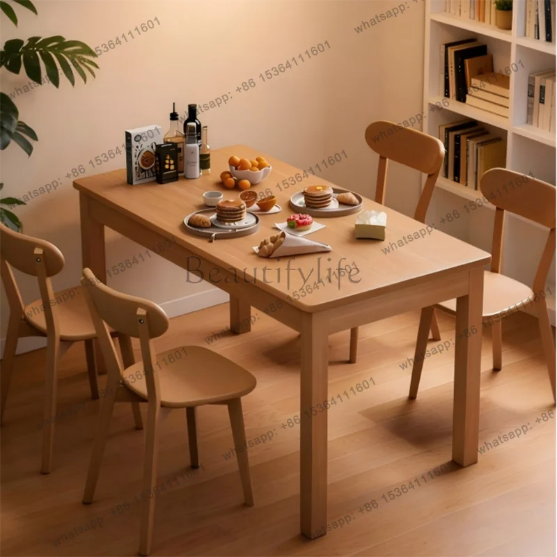 LJY Wood Study Dining Table Dining Table Restaurant Desk Modern Luxury Living Room Dining Table Designer Muebles Kitchen Furnitu