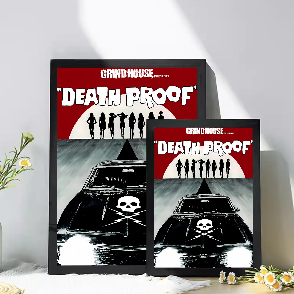Film Death Proof Action Classic Vintage Posters Decoracion Painting Wall Art White Kraft Paper Kawaii Room Decor