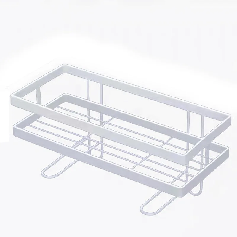 Waterproof Wall Mounted Shelf for Bathroom Toilet Storage Organizer for Shampoo Conditioner and Daily Hygiene Products