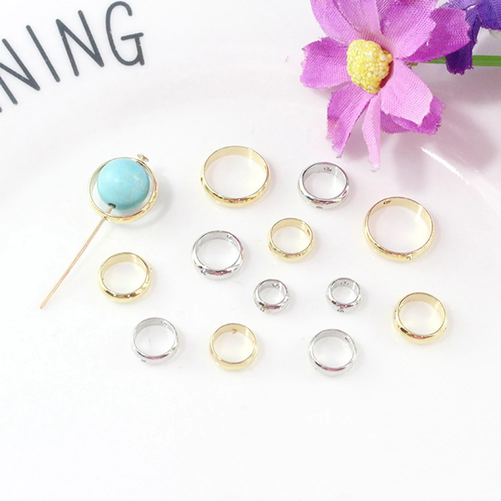 

20 Pcs Metal Ring Accessories Durable Long Lasting DIY Earring Bracelet Jewelry Making Circular Rings Elegant Shining