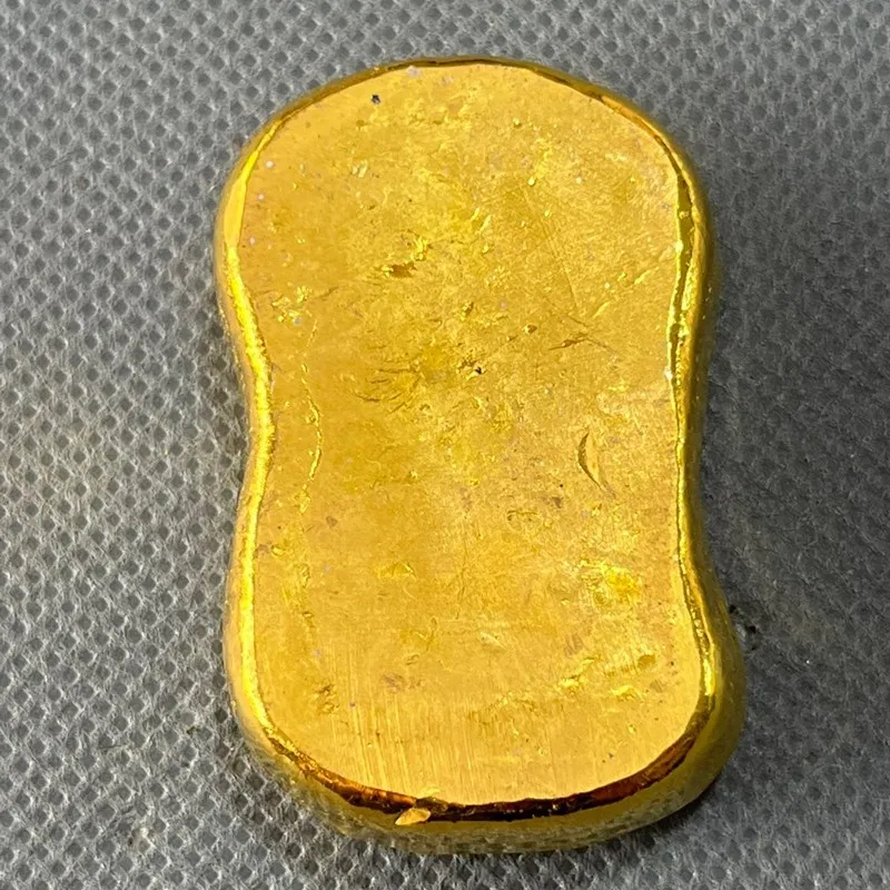 Chinese antique collection decorative coins Qianlong gold ingots gold nuggets modern exquisite handicrafts ornaments