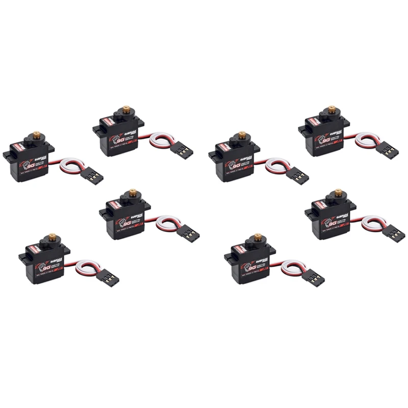 

SURPASS HOBBY 8PCS S0009M 9G Digital Servos Metal Gear Servo 1.4KG Steering Gear For RC Cars Parts Airplane Boat Ship Plane