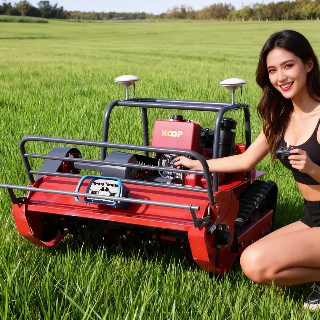 

Customized Gps Petrol/Diesel Flail Lawn Mower Grass Robot Slope Crawler Remote Control Flail Mulcher Mower for Slope Garden