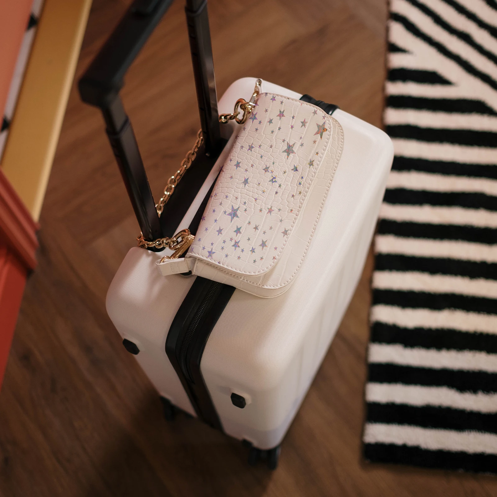 

1 Roll Glitter Star Pvc Film For Diy Crafts Pen Case Making Sewing Patchwork Luggage Bag Shoe Durable Creative Shiny Craft