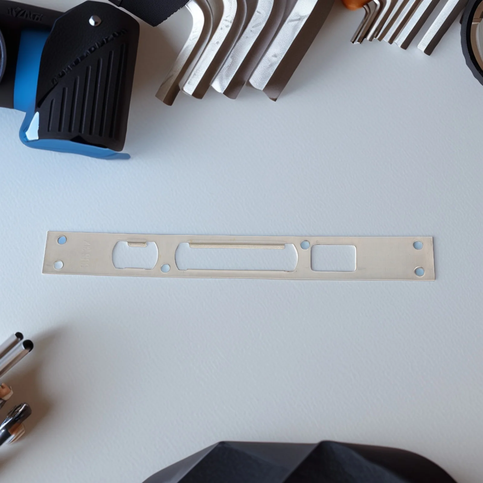 3 قطعة قفل الباب المضاد للسرقة لوحات الجسم الفولاذ المقاوم للصدأ الأمن سترايك لوحات للأبواب الخارجية الثقيلة مزلاج الباب الحرس