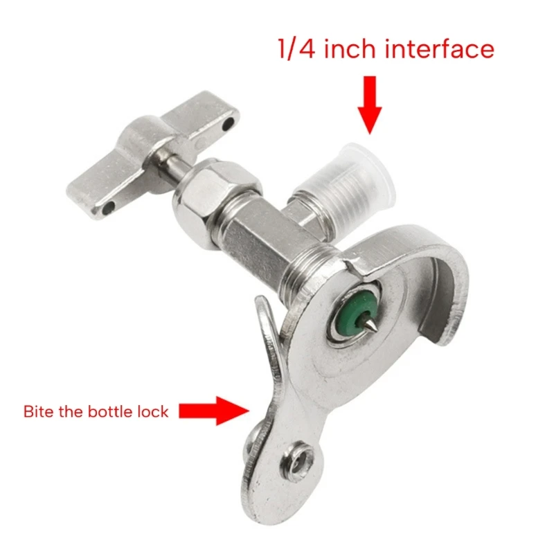 

Bottle Opener Connector Refrigerant Bottle Can Tap for R22 R134 R600 R410 Dropship