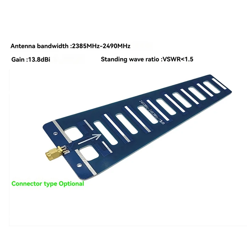 AA87 2,4 ГГц Направленная антенна WIFI Антенна для передачи изображения Антенна дистанционного управления Расширенный диапазон с высоким коэффициентом усиления 2400 МГц
