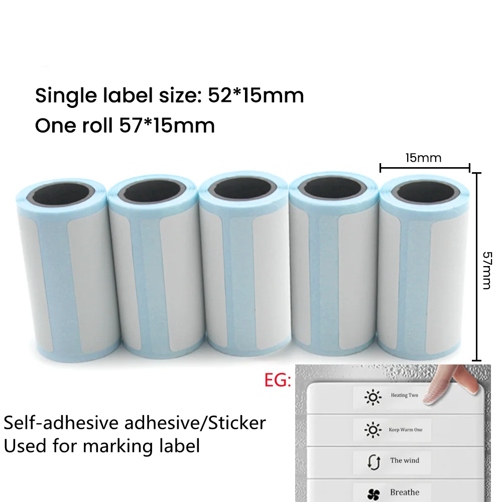 57mm Rollen Druckpapier für Mini drucker Kinder Sofort druck kamera Thermo etikett selbst klebende Aufkleber Papier druck Foto notiz