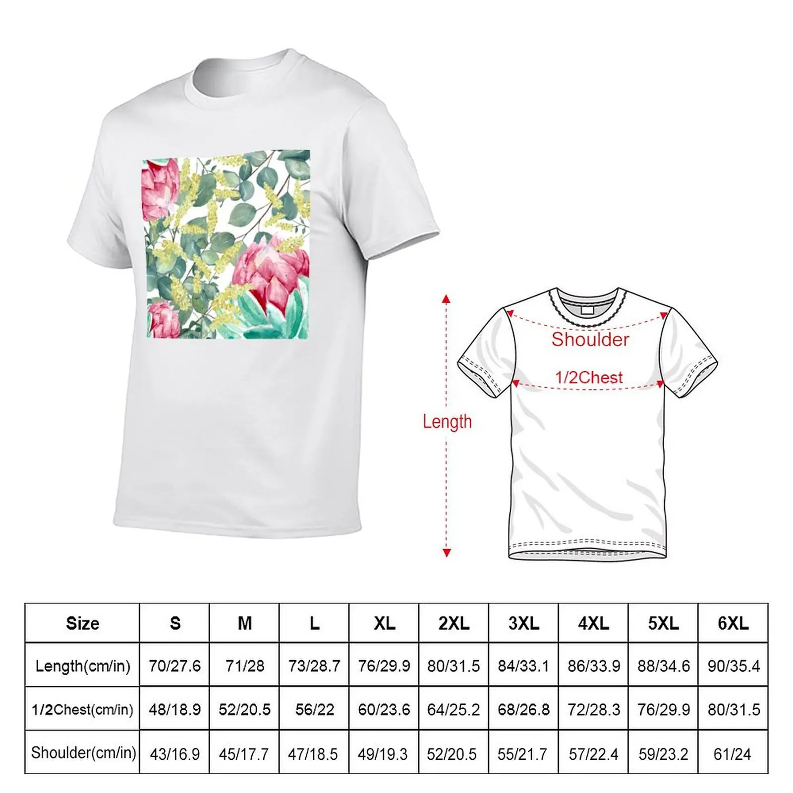 Australia native mix up T-Shirt Streetwear Print Tee Shirt