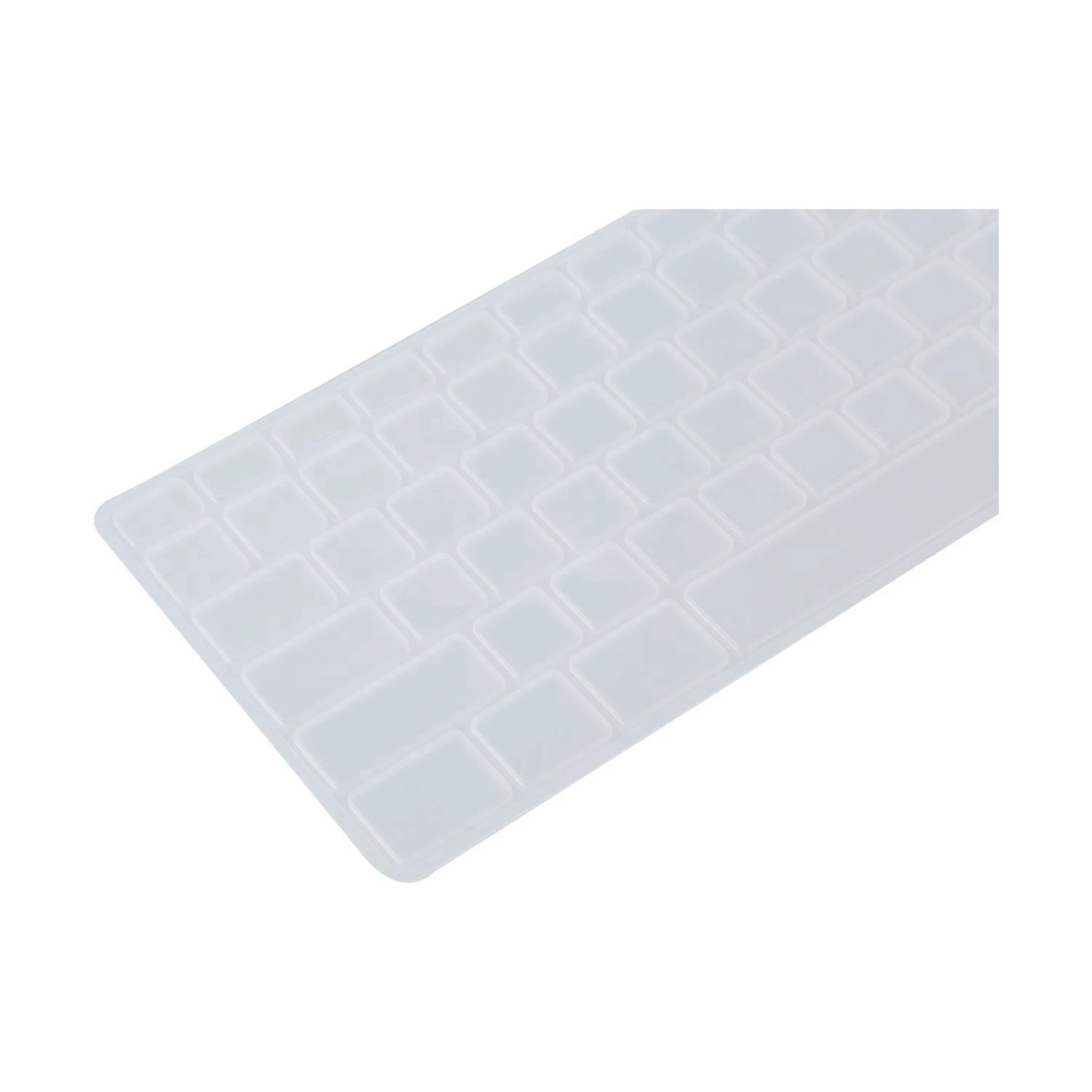 M51K-3X Silicone Thin Keyboard Skin Cover Protector With Numeric Keypad For Imac Transparent