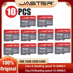 10 PCS Memory Card 64GB LOT Mini SD Card Flash Drive 32GB U1  Memoria TF Card for Mobile Phone Tablet Robot UAV 16GB USB Stick
