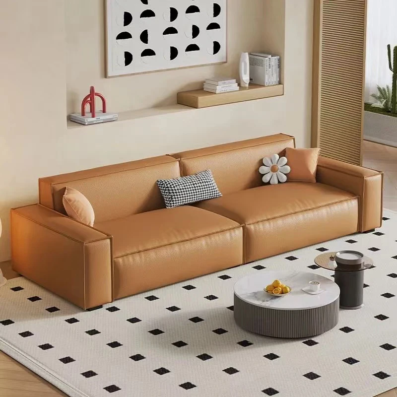 الحد الأدنى الجلود غرفة المعيشة الأرائك كرسي الأريكة كسول لطيف الشمال غرفة المعيشة الأرائك الحديثة مصمم موبليس الأثاث العصري #3