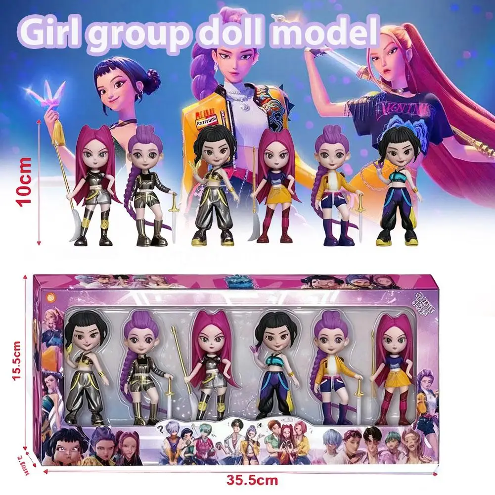 Demon Hunters-figura de Anime Kpop, modelo de caja ciega, juguete de dibujos animados, periféricos para juegos, decoración de escritorio, modelo de colección para regalo de chico