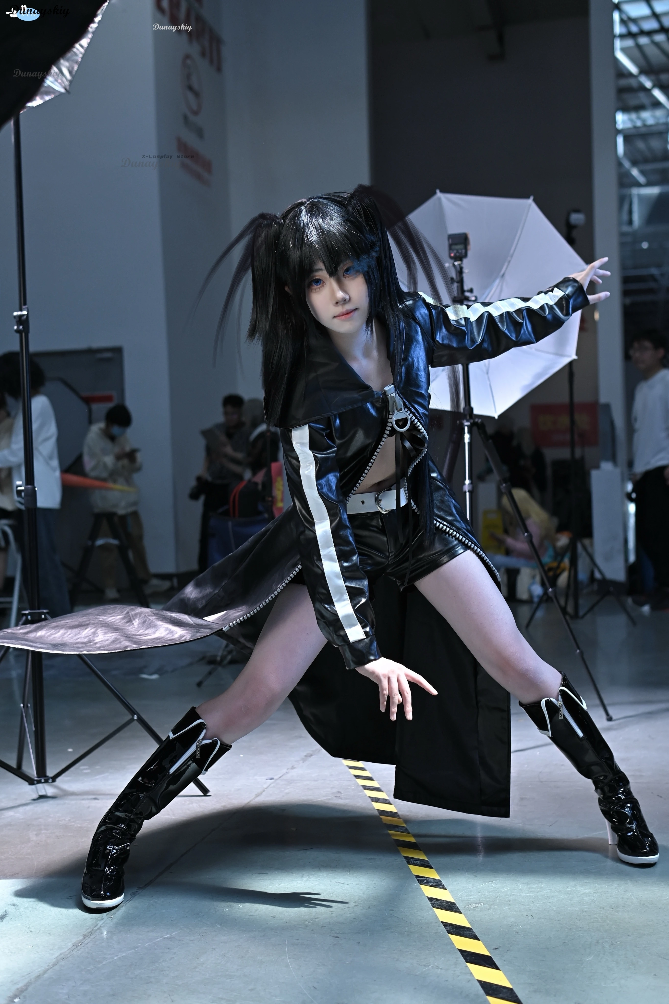 Black Rock Shooter Cosplay Anime Black Rock Shooter Women Cosplay Black Rock Shooter Costume Cosplay Uniform