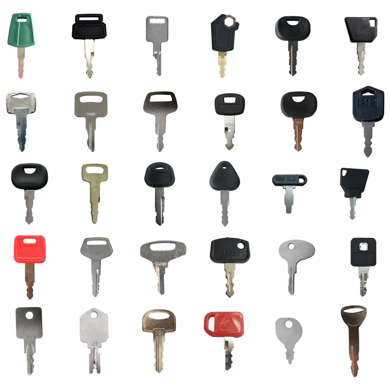 

30 Pcs Ignition Heavy Equipment Key C001 777 D200 D250 14607 606 212 961 5P8500 14685 202 H800 Compatible with ​Volvo loaders