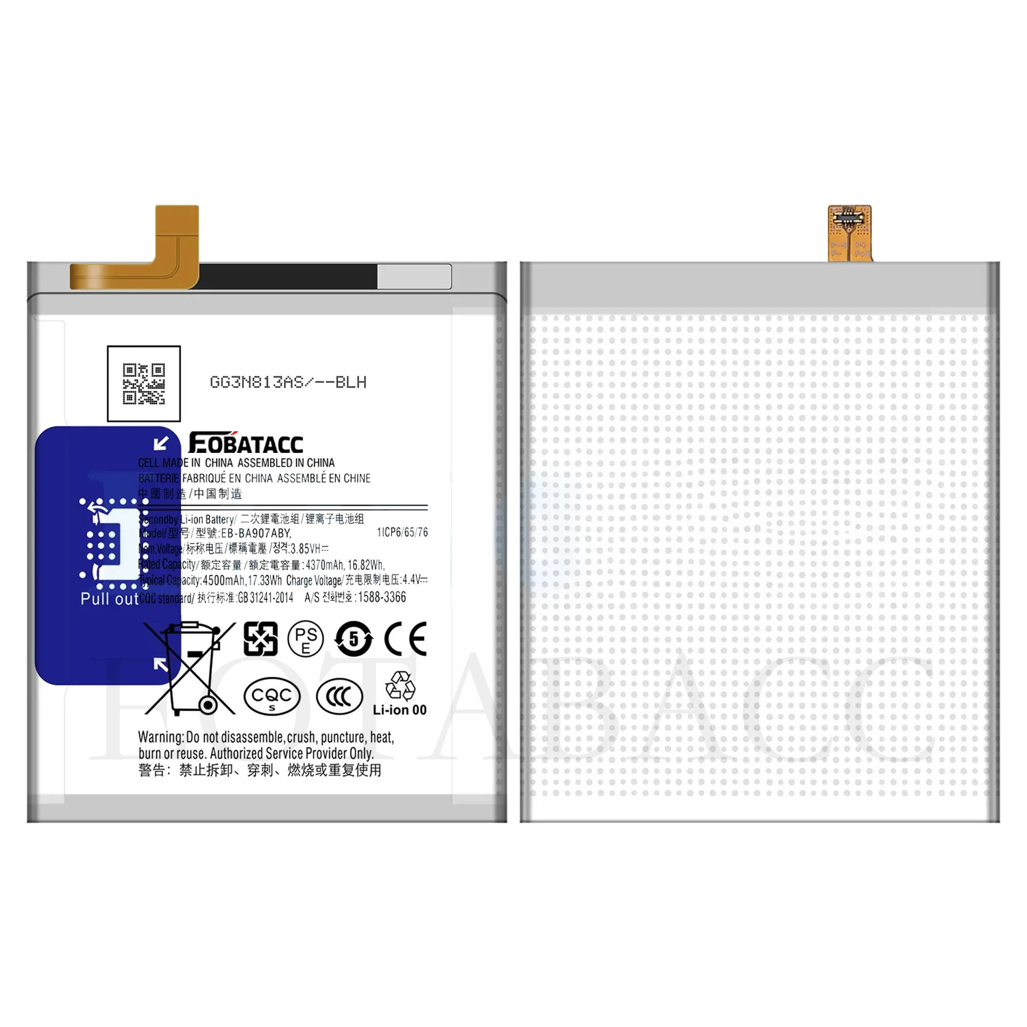 EOTABACC High Quality 100% Original EB-BA907ABY Battery For Samsung GALAXY S10 Lite/G770 /A71 5G Phone Battery+Tools