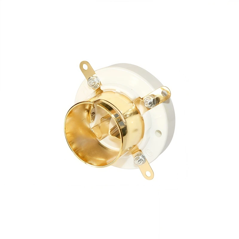 جديد السيراميك 4 دبوس حامل أنبوب الإلكترونية GZC4-3B مناسبة ل 805 845 211 FU-5 الأنابيب الإلكترونية 1 قطعة #5