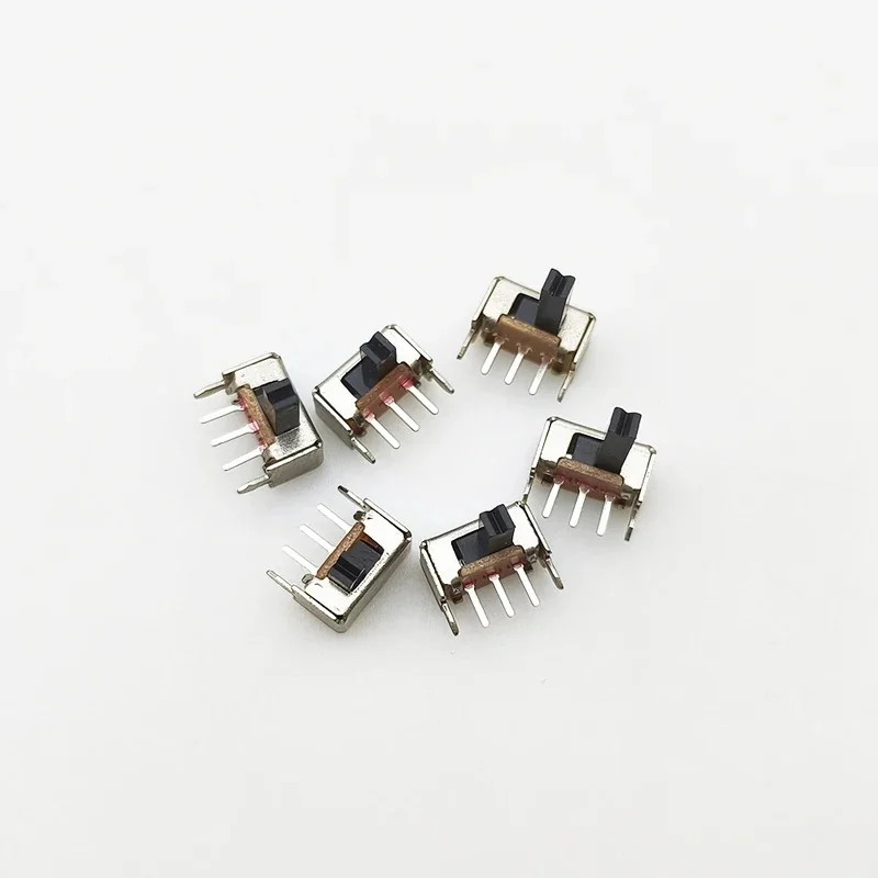 20Pcs SK12D07VG SS12F15 Toggle Switch 3Pin PCB 1P2T Micro Slide Switch Handle High 2/3/4/5/6/7mm