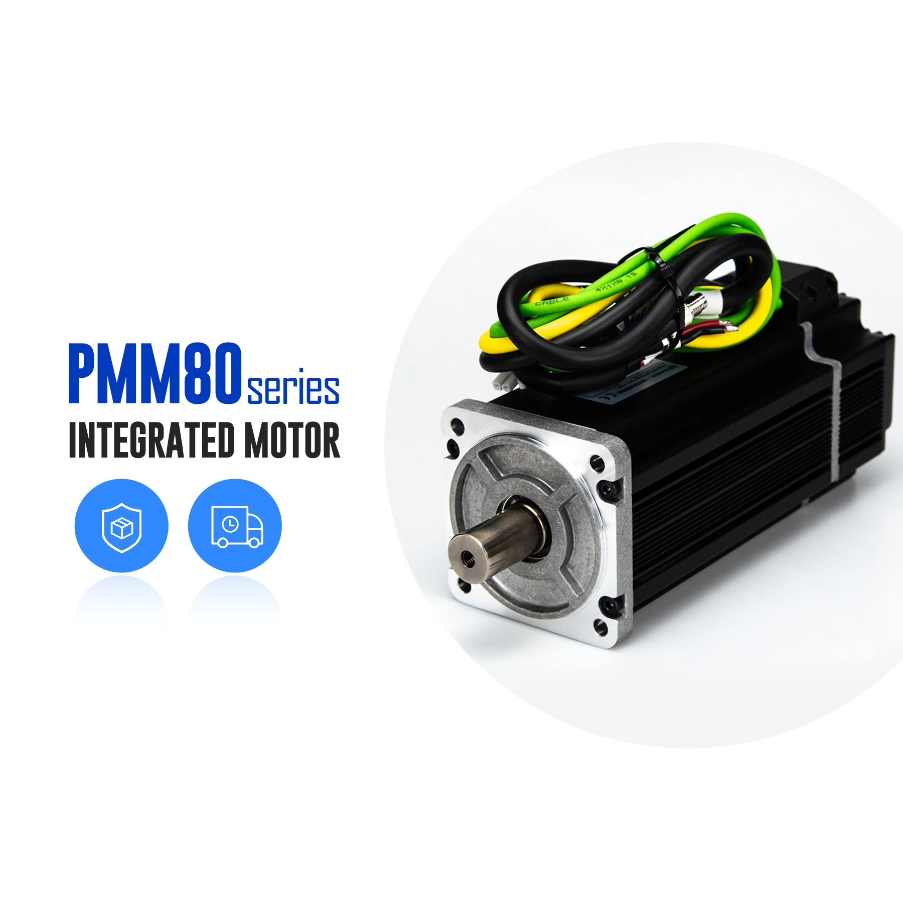 750 W 48 V DC CANopen Integrierter Niederspannungs-Servomotor 3000 U/min mit Treiber und Encoder für AGV
