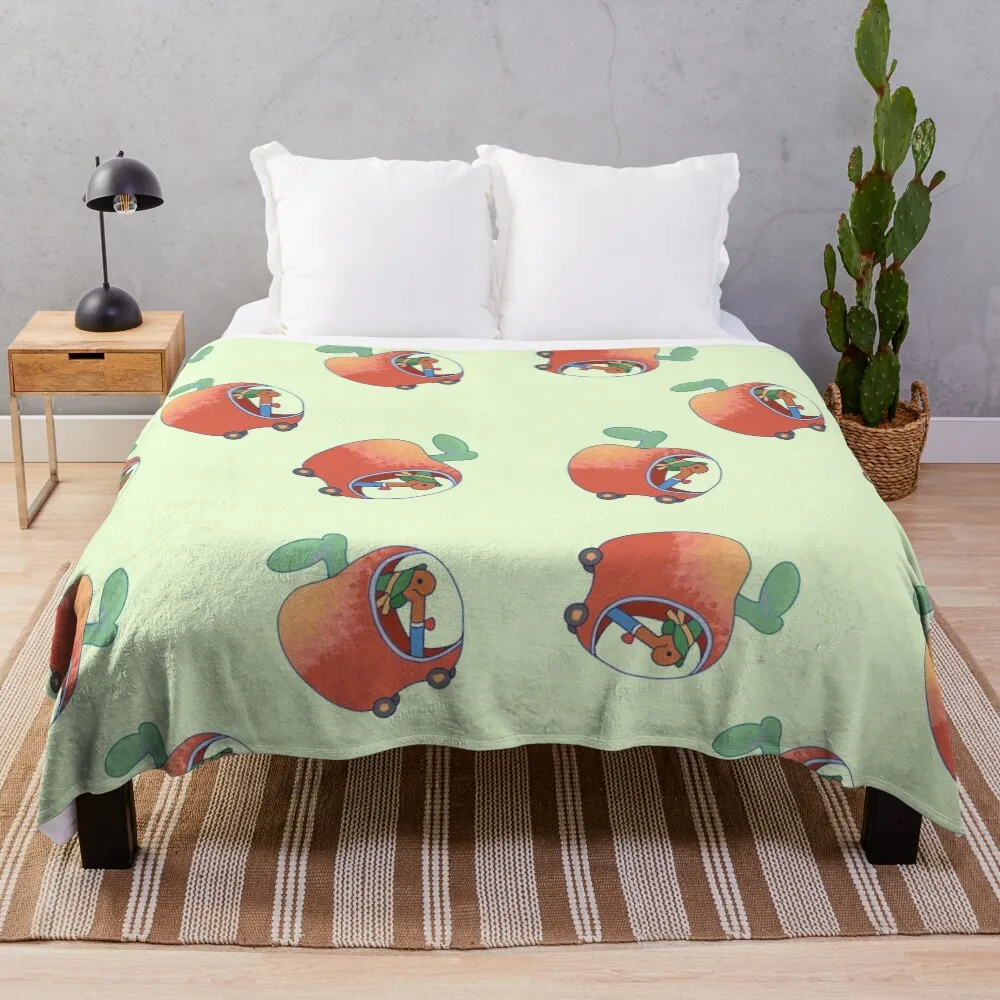 

Busytown Worm Throw Blanket anime Tourist manga Baby Blankets
