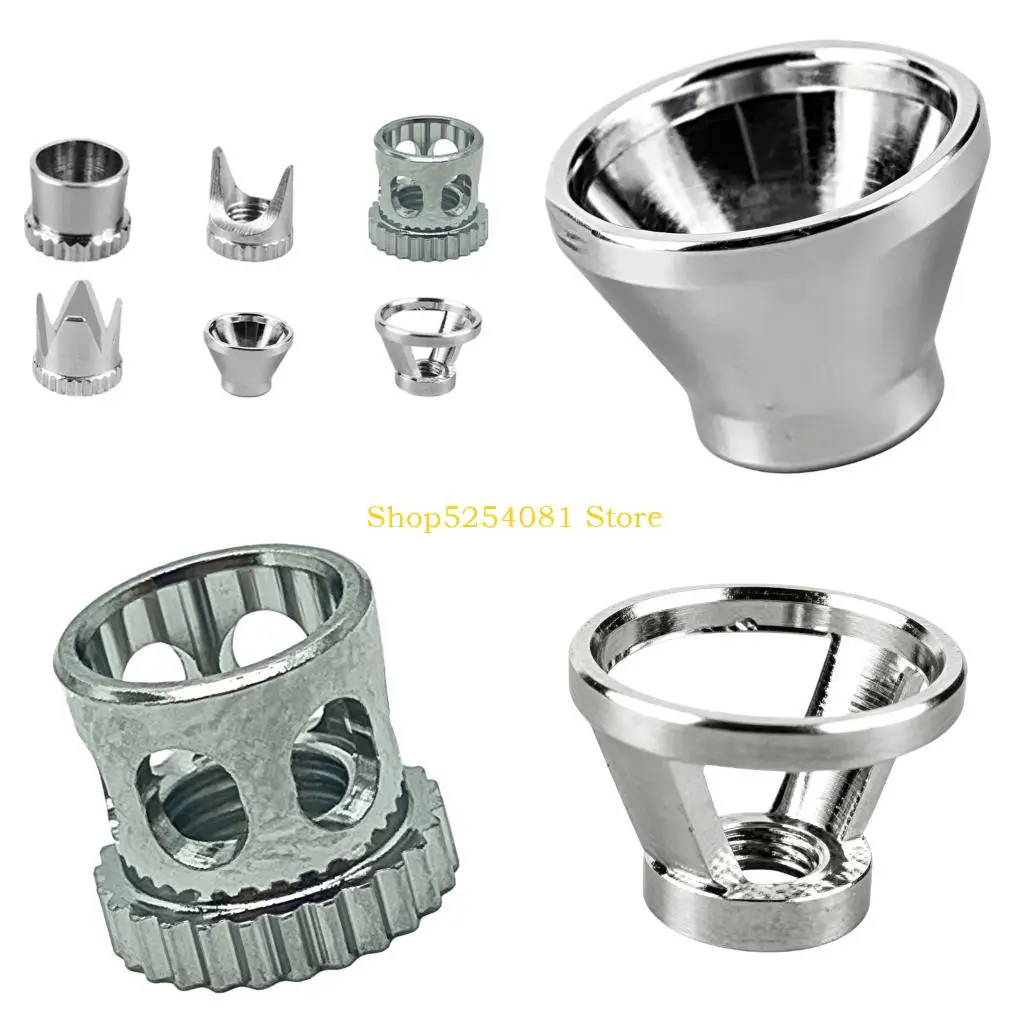 AXYC Quality Airbrush Cap For Miniature Painting Gunpla Customization Crown Hollow Flat Tip Option Airbrush Cover