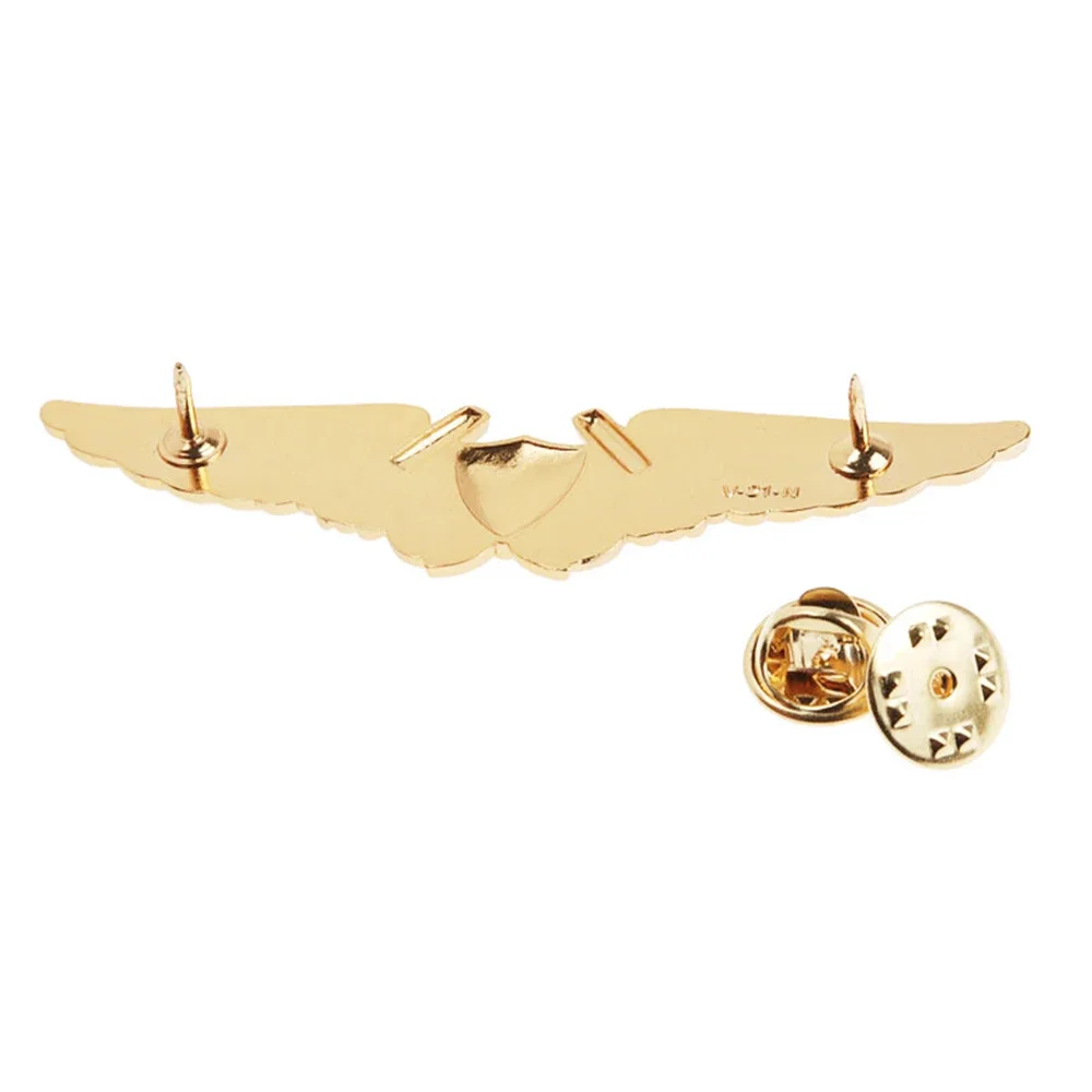 Insignia de alas de piloto de oficial de aviación de la Fuerza Aérea de EE. UU., PIN dorado