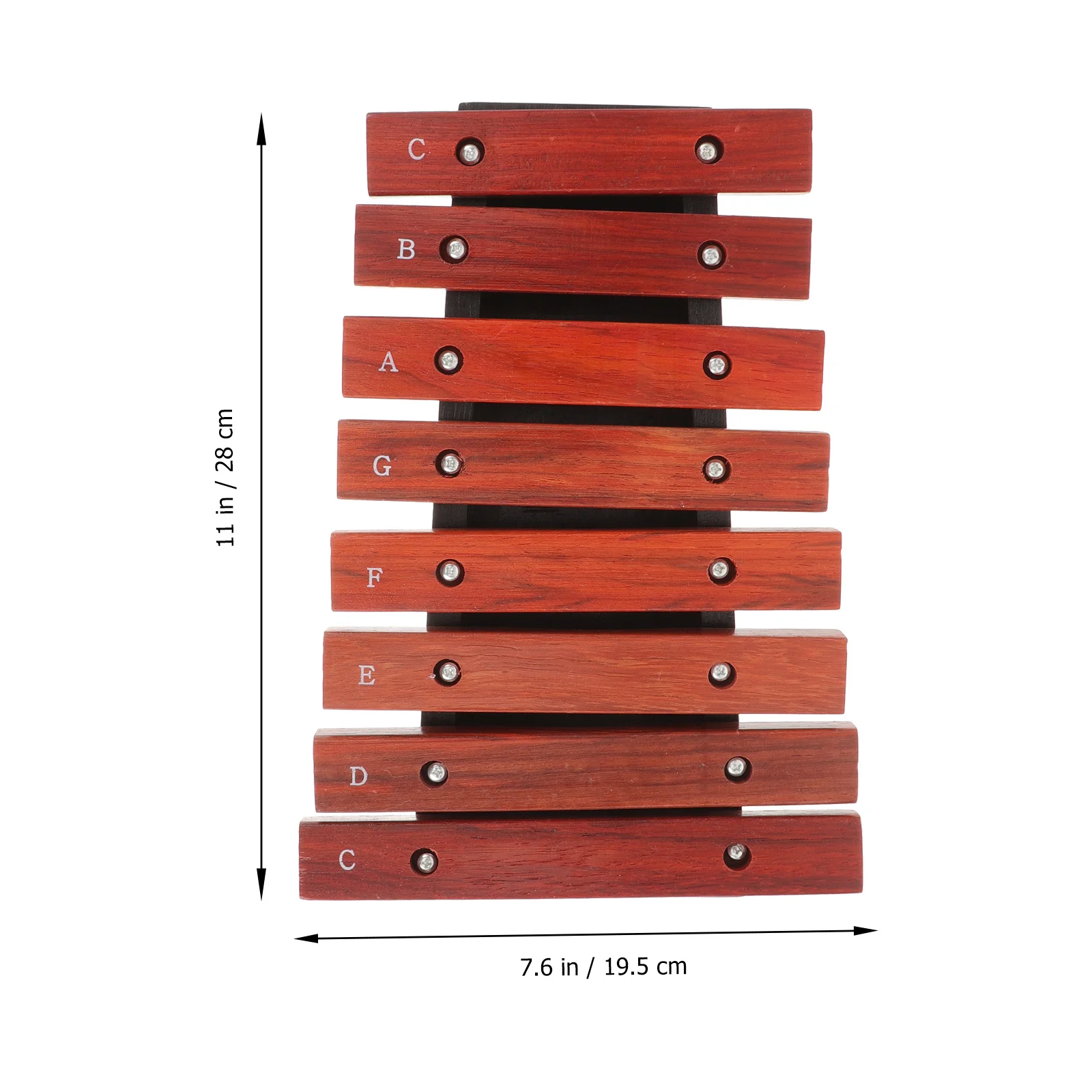 

8-Note Wooden Xylophone Small Portable Musical Instrument for Beginner Glockenspiel Glockenspiel