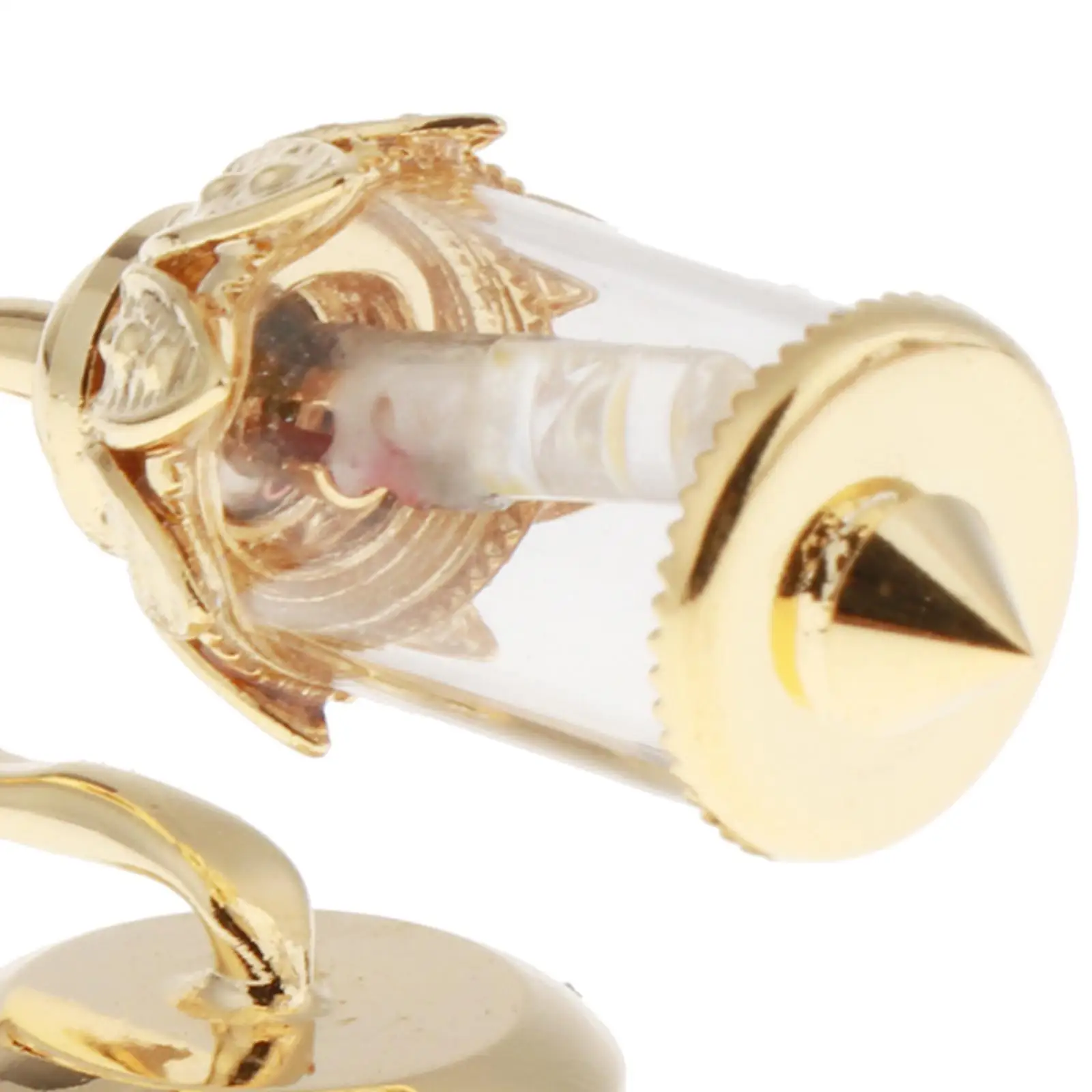 Decorazione della lampada con paralume trasparente in miniatura per casa delle bambole 1:12