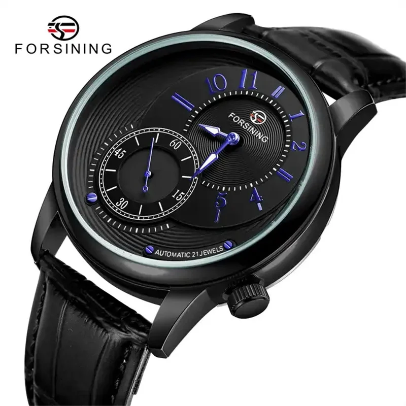 Forsining 362B Skeleton Mechanical Automatic Watch Mens Watches Top Brand Luxury Steampunk Transparent Hollow Relogio Masculino