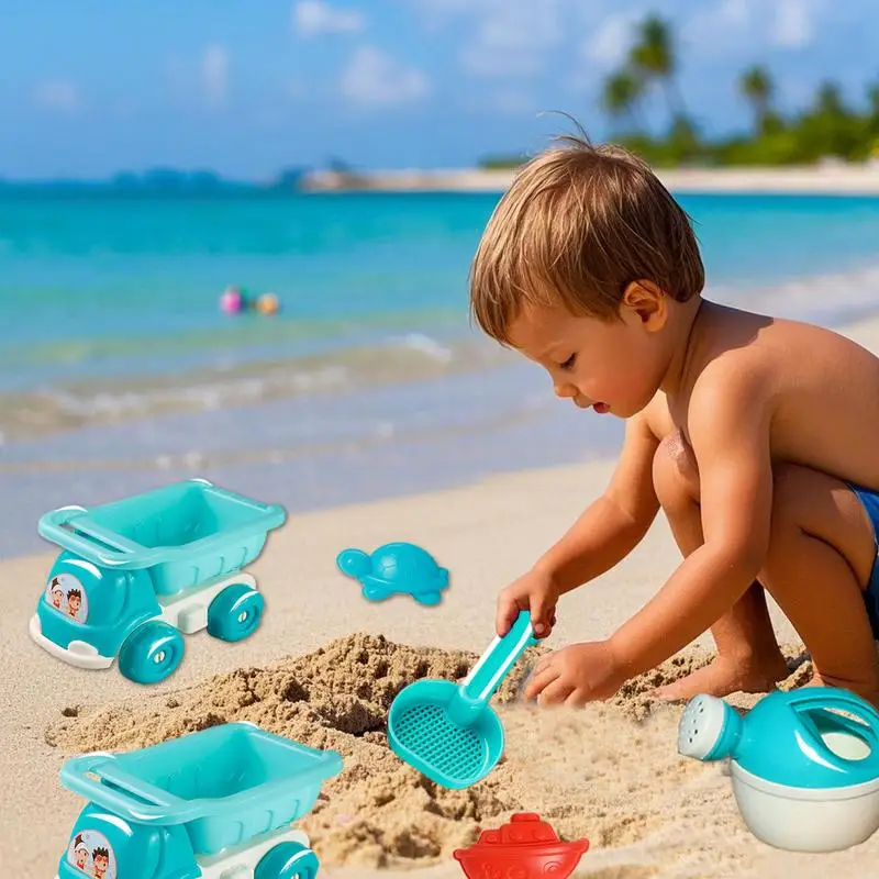 Zabawki plażowe dla maluchów 29 elementów Zestaw do budowania zamku z piasku Formy Konewka Torba do przechowywania Przenośne wiaderko Grabie dla dzieci w wieku