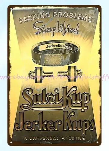 home decor gifts SUBRIKUPS Jerker Kups metal tin sign