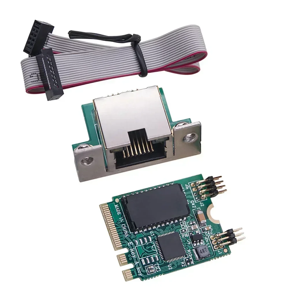 M.2 Network Card Router 2.5G A+E Gigabit Portable Box COM Port Mini Pcies Bus Network Card Compatible With Computer RJ 45 Tools
