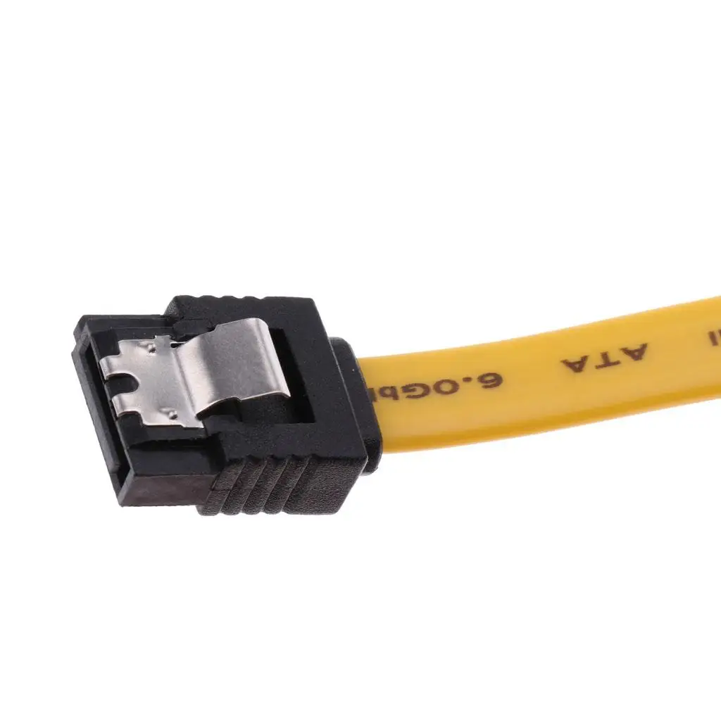 

SATA Hard Drive Data Cable Long 30cm 7 Pin SATA3.0 Cord with Shrapnel and Locking Latch for SSD HDD