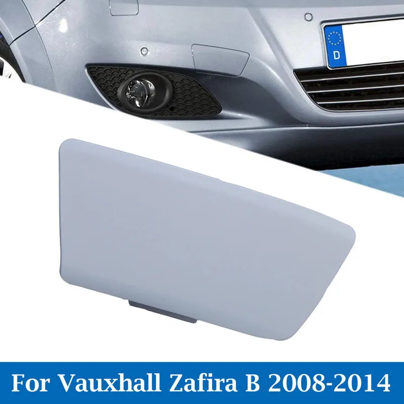 1405238 Car Front Bumper Towing Eye Cover Cap Matte Black,Grey for Opel Vauxhall Zafira B 2008-2014 For Opel Zafira B 2008‑2014