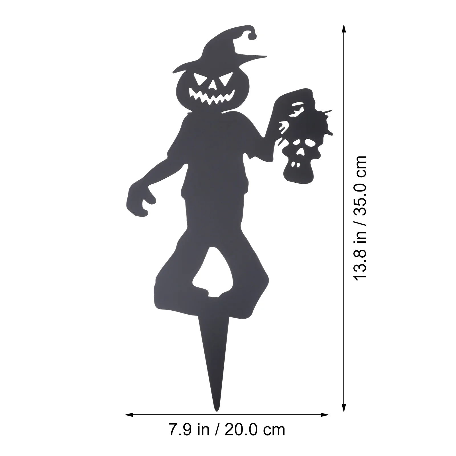 

Witch Garden Outdoor Decor Ground Insert Zombie Lawn Stakes Halloween Lawn Stake Yard nament Premium Iron Durable