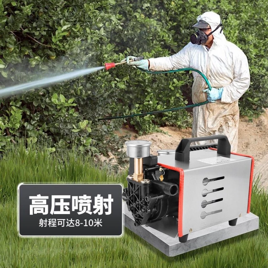 علبة سقاية كهربائية للحدائق الصغيرة ذات الضغط العالي ذاتية التحضير ذاتية الأسطوانة المزدوجة أدوات الحدائق الكهربائية المحمولة