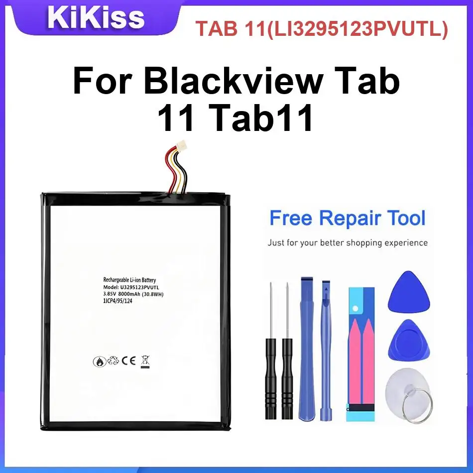 Tablet Battery TAB 11(LI3295123PVUTL) For Blackview Tab 11 Powerful Batteries