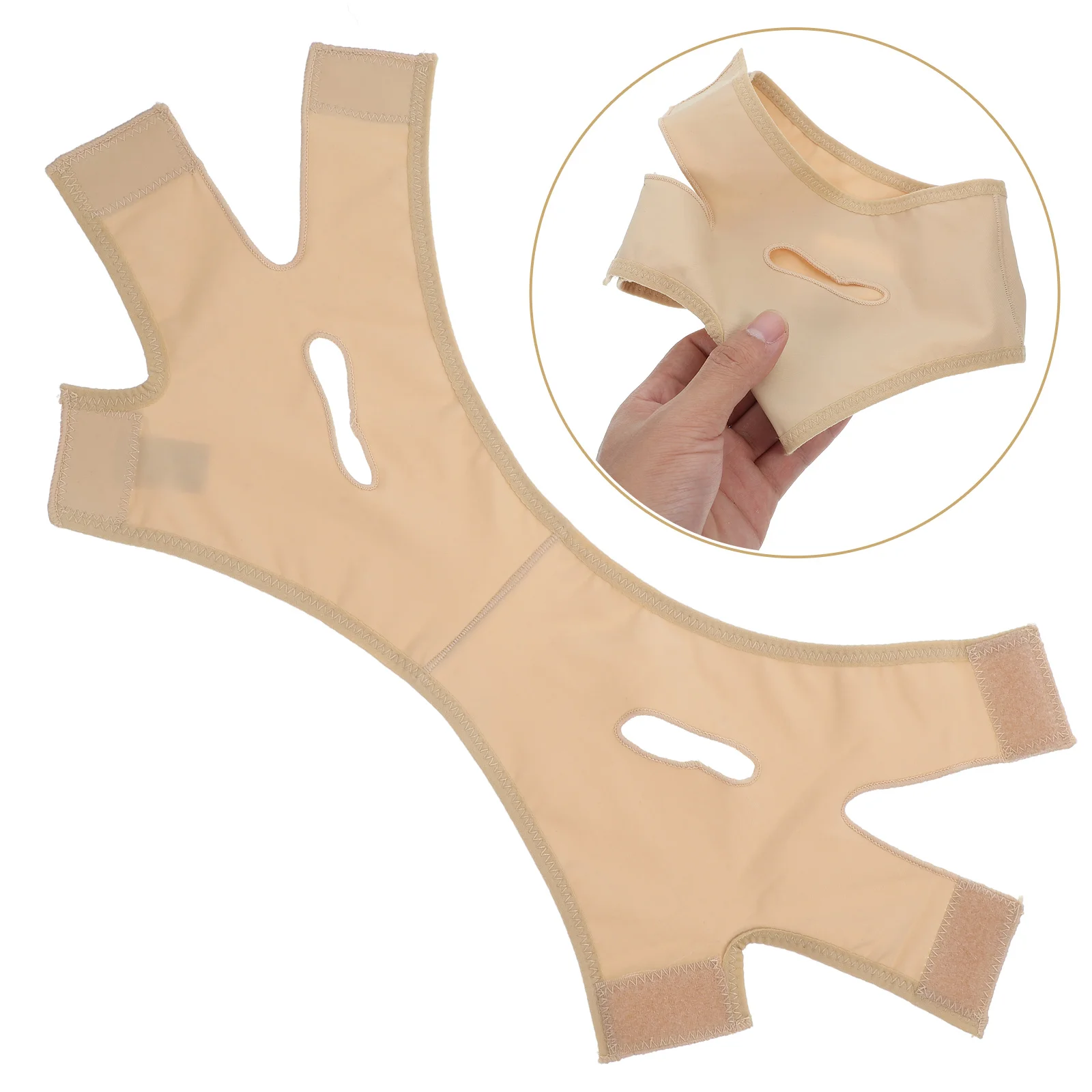 Face Slimming Mask Facial Skin Compact Face Shaper Cheek Lift Tape Belt Anti Wrinkle Sagging - Size S