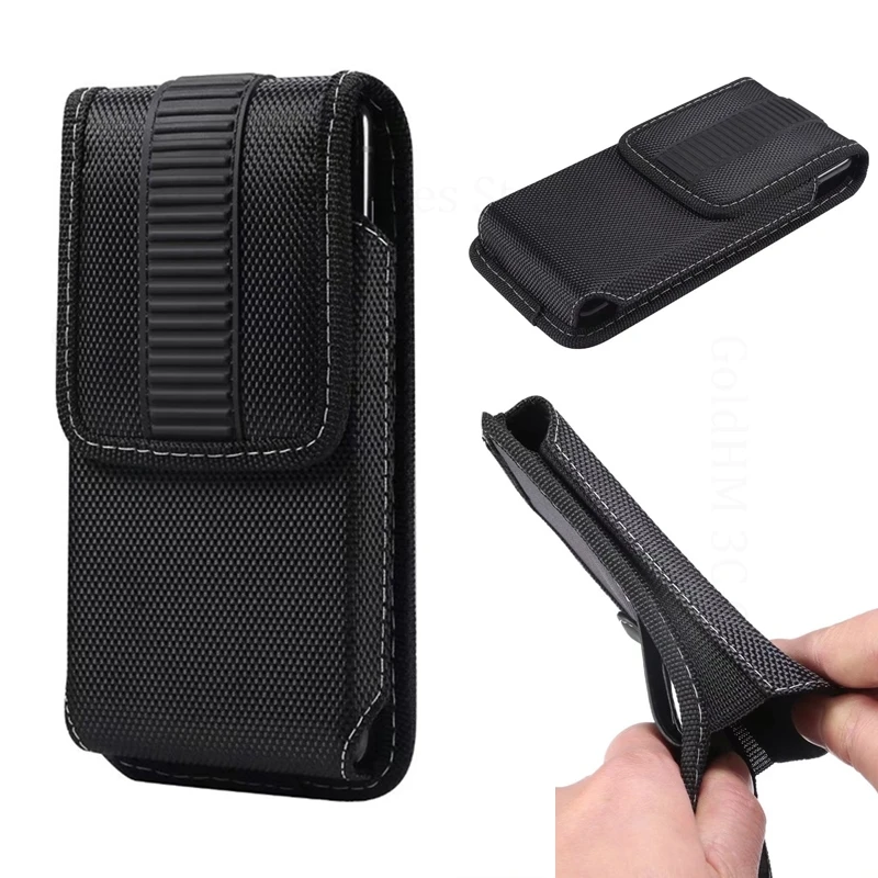 

Vertical Magnetic Flip Waist Bag Phone Pouch For TCL 60 Ultra 60R 50 LE 40 XL 30 Plus 30 V Belt Clip Full Protection Phone Case
