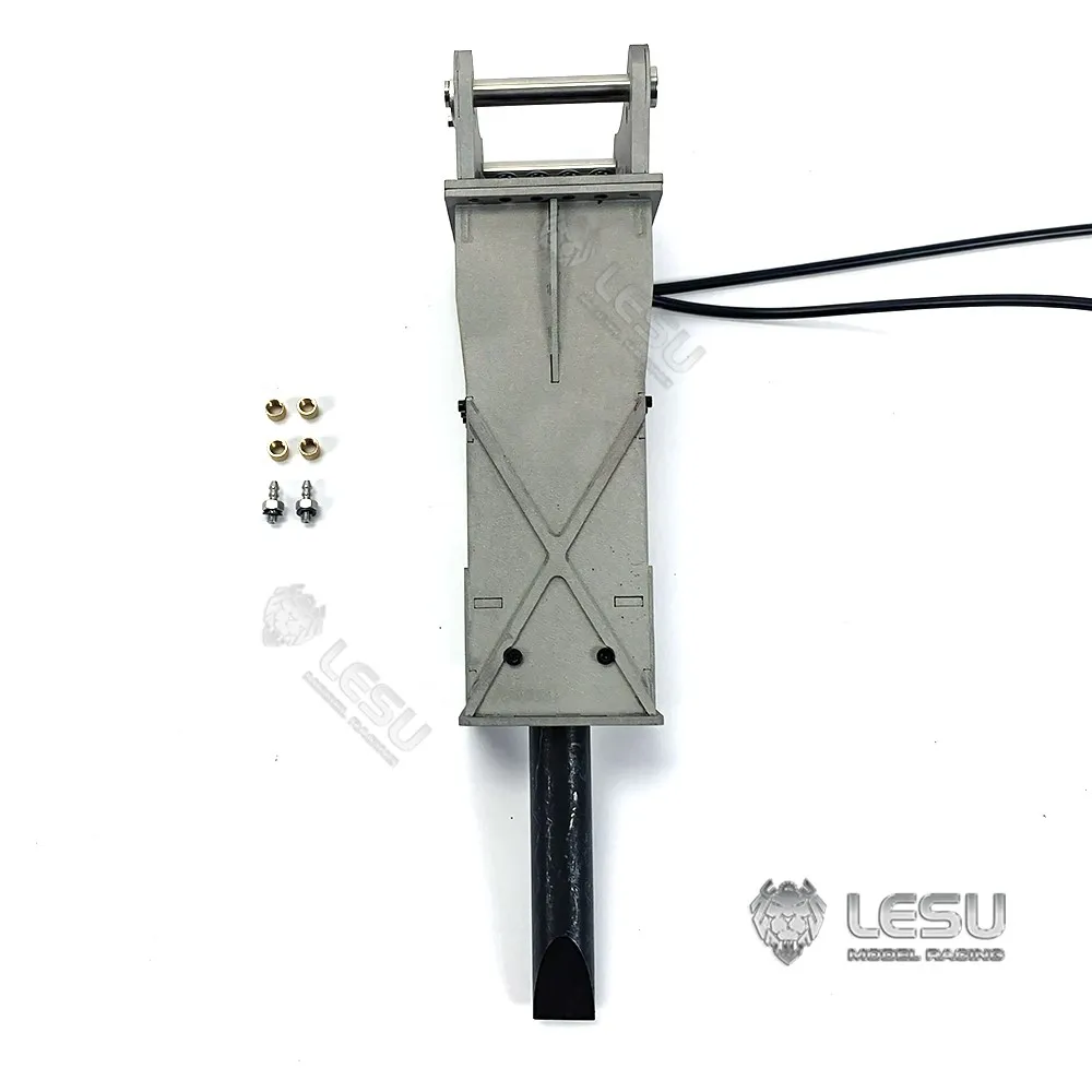 

LESU Metal Spare Part 1/14 RC Breaking Hammer Excavator Machinery Hydraulic for ET35 374F ET26L Toucan Construction Digger Model