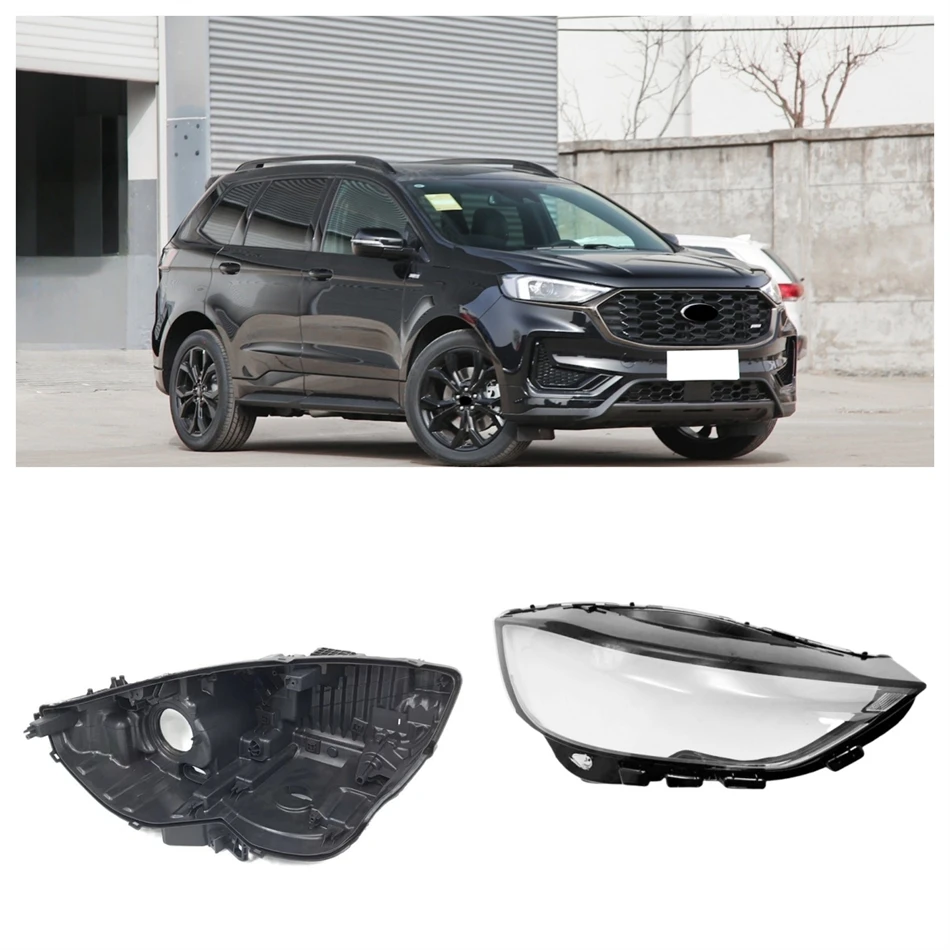 

For Ford Edge 2019 2020 2021 Automotive Accessories Car Base Head Lamp Shell Base Plate Headlight Lens