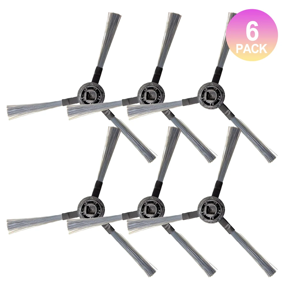 

6pc Nylon Side Brushes For BObsweep For Dustin / For Orb-i / For Ultra-Vision / For RC400 Vacuum Replacement Part Home Clean Too