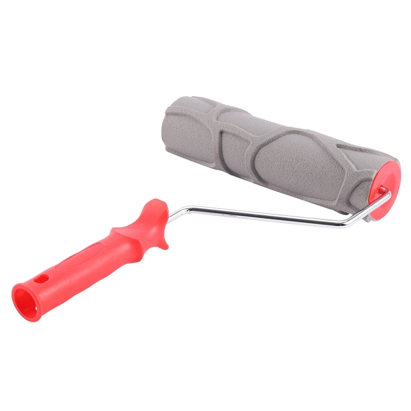 

Каменная текстура, резиновая тисненая краска, валик, кисть, ручной инструмент, домашний и уличный инструмент для украшения стен дома, спальни, сделай сам, A51M