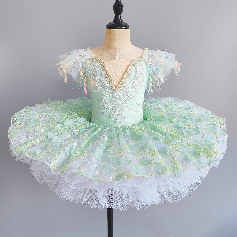 Children Beautiful Ballet Dance Costume Princess Pancake Ballerina Dancewear Ballet Tutu Platter Vestidos Party Stage Dresses
