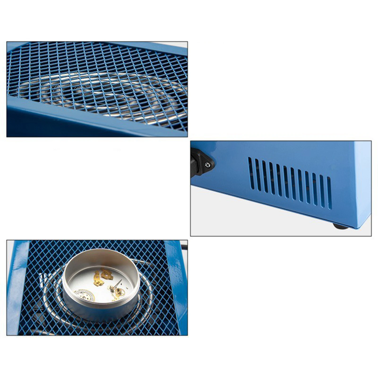Watch Repair Dryer Machine Efficient Sturdy Convenient for Jewelry Repairing Solid Grids Timer Temperature Adjustable Setting